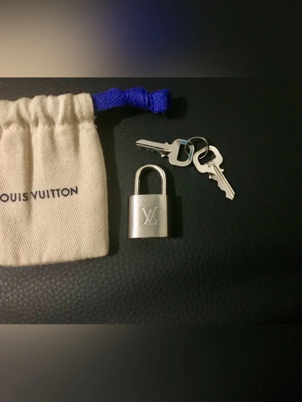 Louis Vuitton Silver Lock & 2 Keys